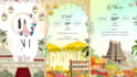 custom wedding invitation static and video invites