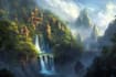design stunning fantasy landscape
