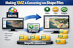 do google earth and gis digitization and convert kmz to shapefiles 0r vice versa