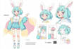 create my hero academia anime character sheet design