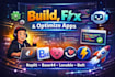 build and fix replit, base44 apps, bug fixing, ai vibe coding expert