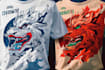 do typography tshirt graphics t shirt and merchandise design