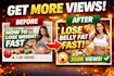 design clickable youtube thumbnails that increase views