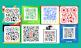 design a professional custom qr code with logo and custom colors