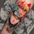 make comic cartoon anime tattoo design
