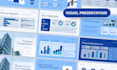 create an animated powerpoint presentation with modern transitions and visuals