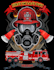 custom firefighter badge, fire rescue, and department logo