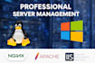 do linux windows server setup, security hardening and administration