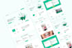 modern design of mobile and web