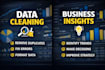 do data analysis and data visualization