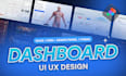 design modern saas dashboard and admin panel UI in figma