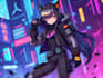 design anime character , cyberpunk character