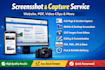 take screenshots from website, PDF, video clips