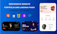 design responsive personal portfolio or business portfolio website