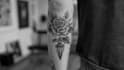 create any design in old school tattoo style