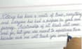 handwrite beautiful notes and letters