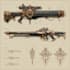 weapon design and illustration