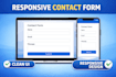 create responsive bootstrap form with PHP and mysql