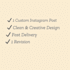 creative custom social media post designs canva