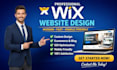 design a professional wix website, wix redesign, wix ecommerce website