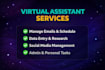 provide customer service and virtual assistant call center services