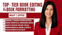 developmental editor fiction novel, format romance, nonfiction self help memoir