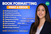 format your book to print and ebook formats