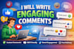 write meaningful comments to grow your engagement