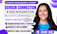 connect domain to any website or email, transfer or redirect domain