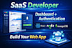 build a saas web application with dashboard and authentication