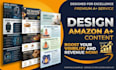 design professional amazon a content, listing images, ebc