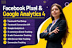 setup google analytics facebook pixel ga4 ads conversation api server tracking
