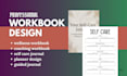 create wellness workbook,mental health workbook format coaching workbook design