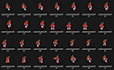 animate 2d characters and assets
