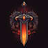 draw a fantasy logo and branding high level