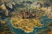 make event, tourist, and fantasy map illustration