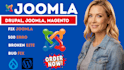 develop, create, fix, update or migrate your joomla 3, 4, 5 website fast