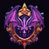 make fantasy logo title in dark theme