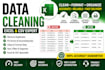 do excel data cleaning formatting PDF to excel
