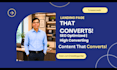 write SEO website content and landing pages that convert