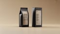 design product packaging, gift box label, and pouch design