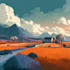 draw the landscape illustration