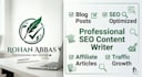 write SEO optimized blog posts and articles for your website