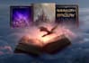 create a dark fantasy or magical book cover illustration