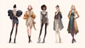 draw fashion illustrations and concept art
