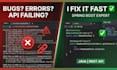 fix spring boot bugs and rest API errors fast