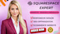 build squarespace website design or redesign squarespace website design