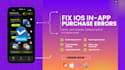 fix ios in app purchase not working and subscription bugs