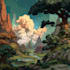 make a fantasy landscape illustration