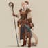 do unique fantasy style game art or character idea art